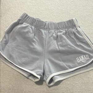 Brandy Melville Gray Athletic Shorts with Elastic Waistband